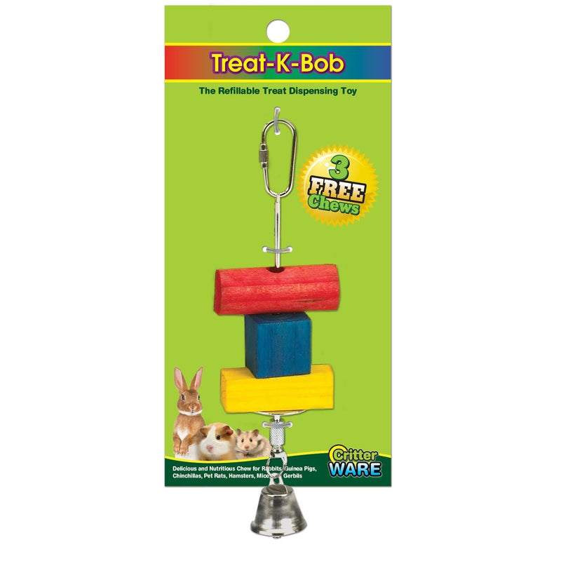 Ware Manufacturing Wood Treat-K-Bob Small Pet Treat Dispenser - Image 1